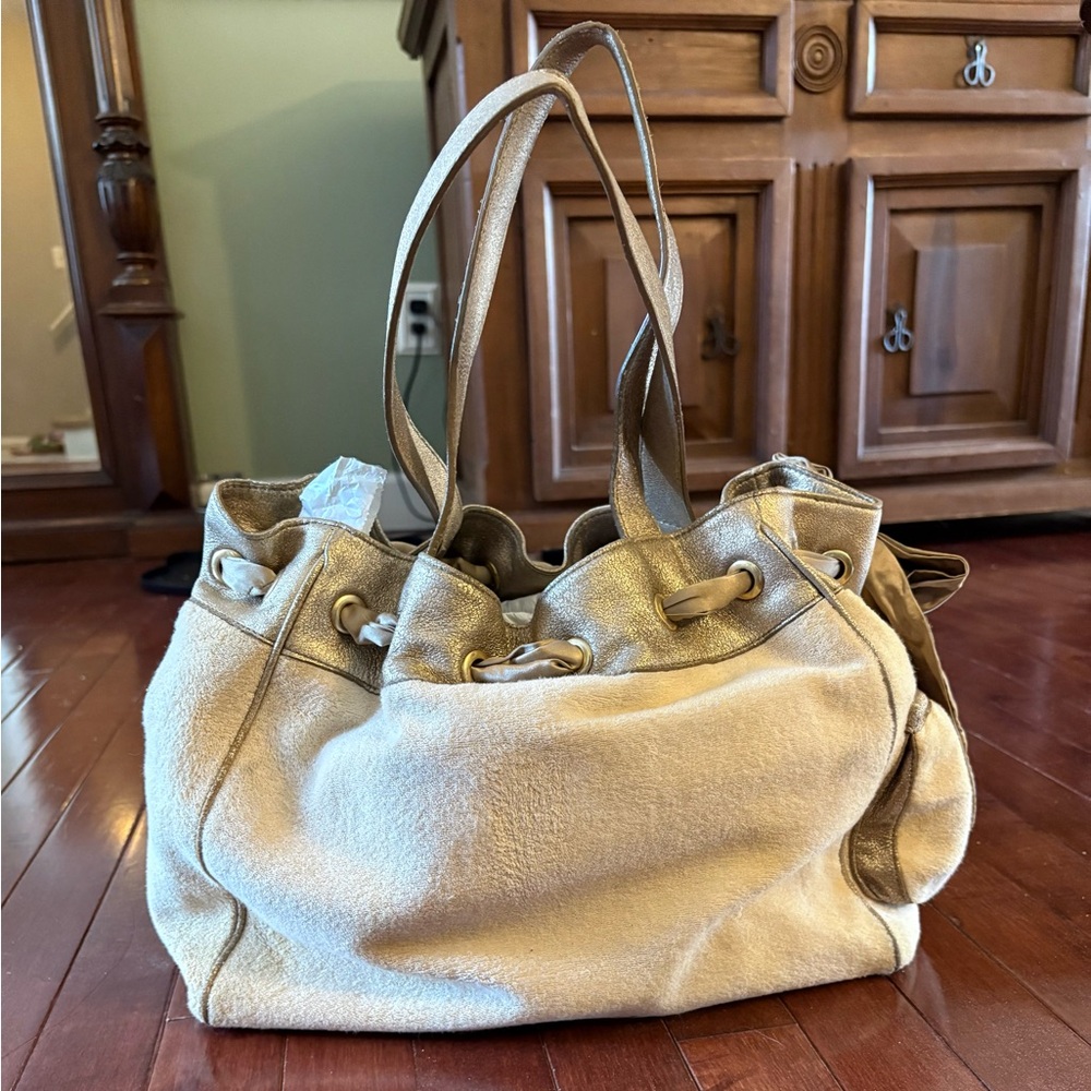 Vtg Y2K Juicy Couture Daydreamer Pink Floral Bag - Picture 4 of 12